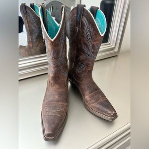 Justin western boots size 8 1/2